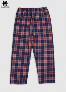 RED PLAID LONG PANT FOR MEN - MD150