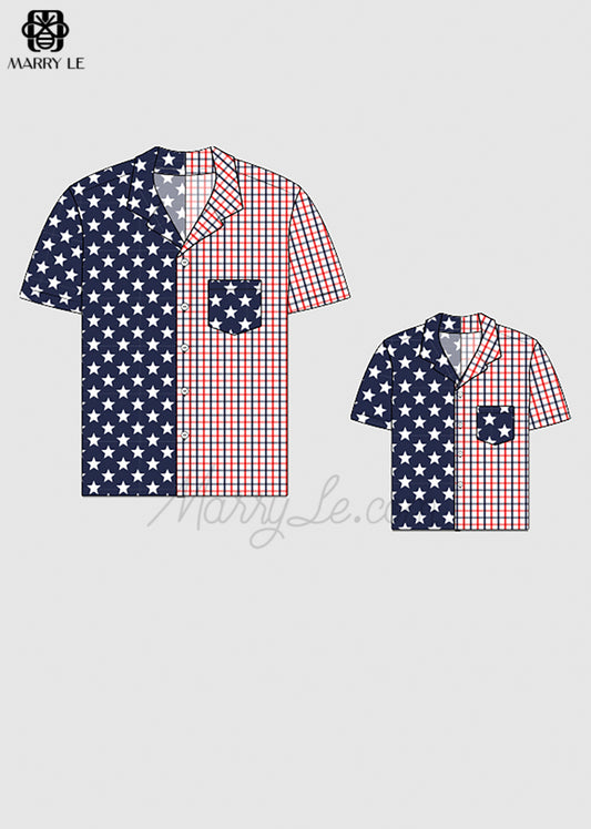 PATRIOTIC DADDY AND BOY SHIRT - MD392