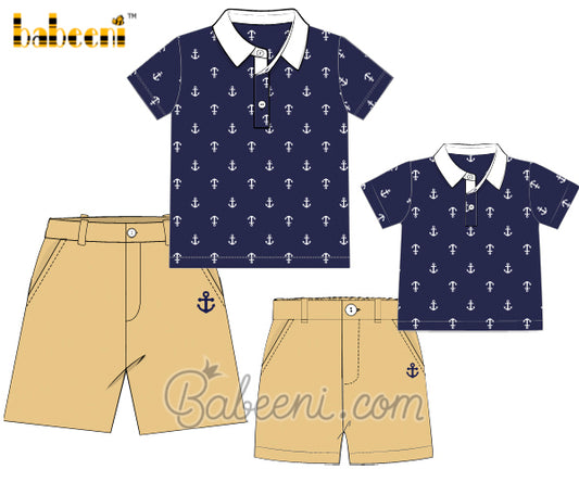 Anchor printed Daddy and boy set – DM 09