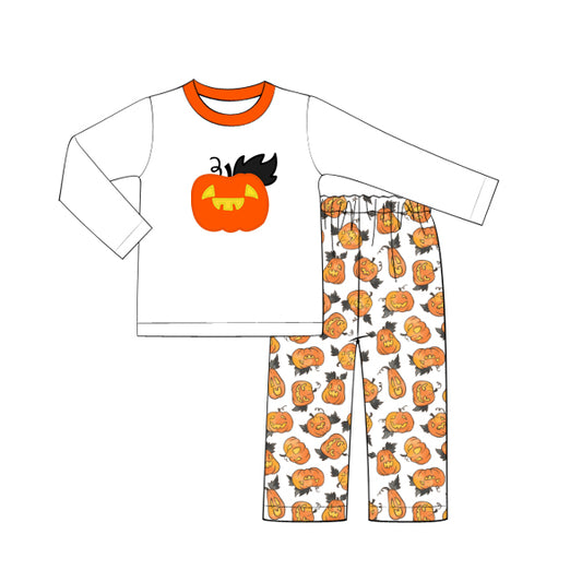 I50- Pumpkin Halloween woven printing 4.0