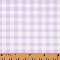 K302- pale Lavender gingham knit