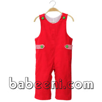 Cute red corduroy boy longall - BC 573