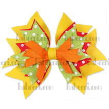 Colorful grosgrain ribbon bow for girls - HB 53