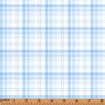 PP197 - Blue plaid print 4.0