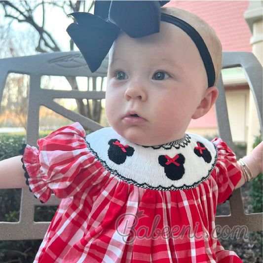 Mickey smocked dress