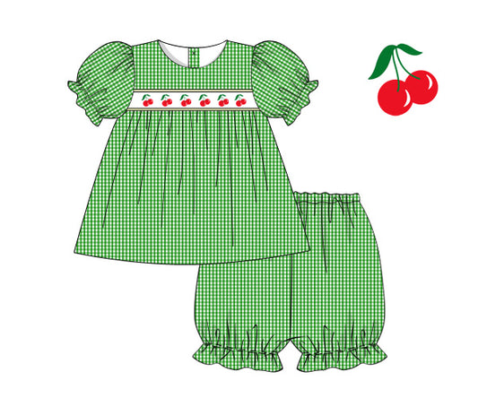 B31.0 - green gingham (350 meters are available)