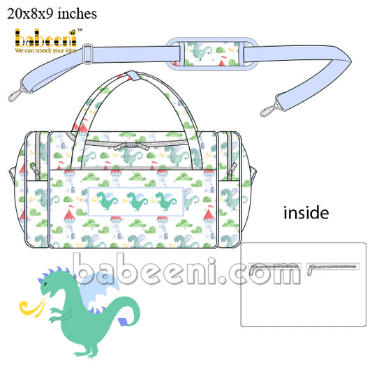 Dragon smocked duffle bag - KB 52