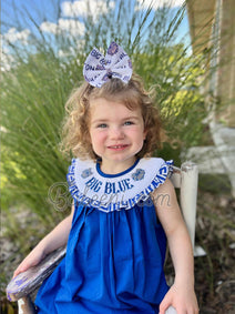 Big Blue baby dress