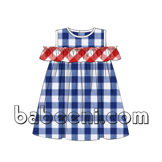 Lovely ruffle dress for girls - DR 2613