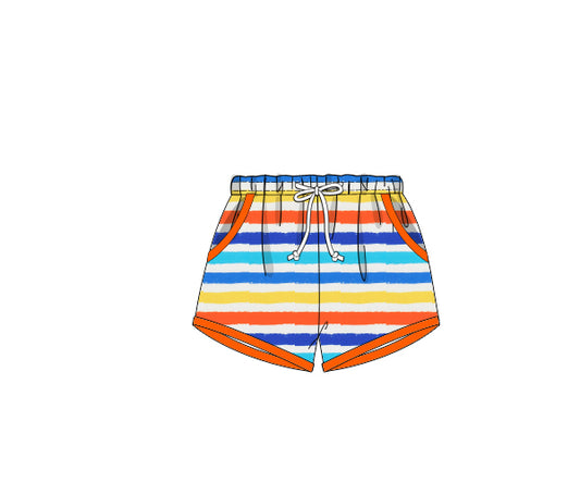 F125- Muticolor stripe woven printing 4.0