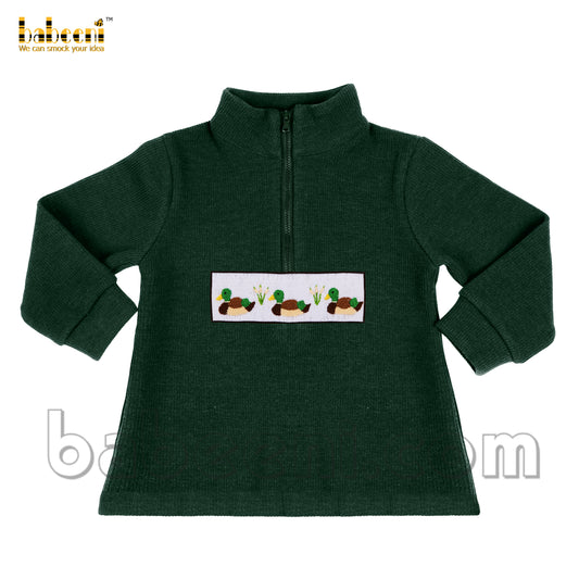 Mallard smocked children cardigan - ST 059