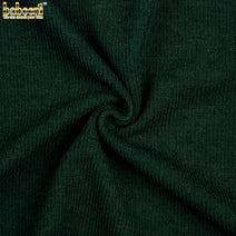 CD16- dark green plain thick cardigan fabric