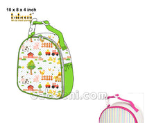 Farm animal printed backpack for children – KB 43