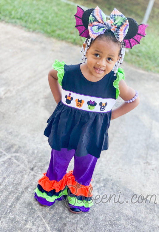 Mickey smocked set
