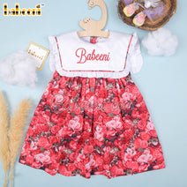 Blossom Rose monogramed baby dress - DR 2867A