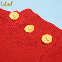 Reindeer hand crochet baby cardigan - ST 082