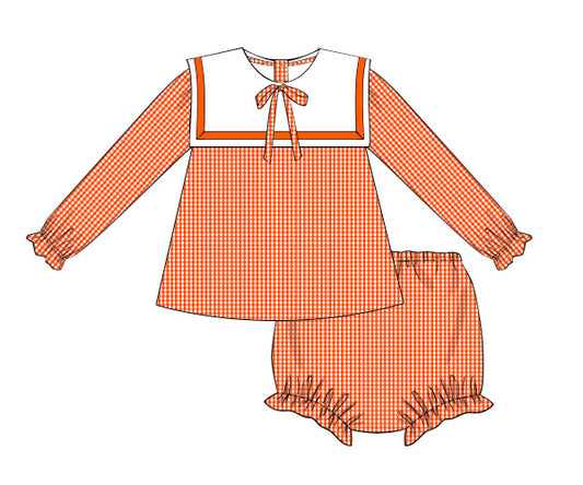 B17.1 - Orange gingham
