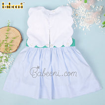 Lucky leaf embroidery girl dress – DR 3450