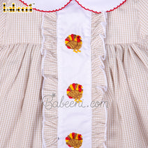 Turkey hand embroidery baby dress – DR 3459