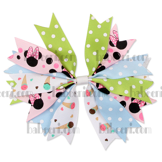 Beautiful grosgrain ribbon bow for girls - HB 57