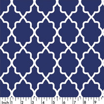 L4.0 - Navy lattice fabric