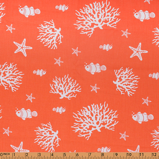 I26 - coral with starfish and clownfish