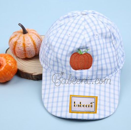 Pumpkin embroidery baby cap - CA 31