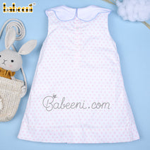 Easter bunny hand embroidery dress - DR 3137