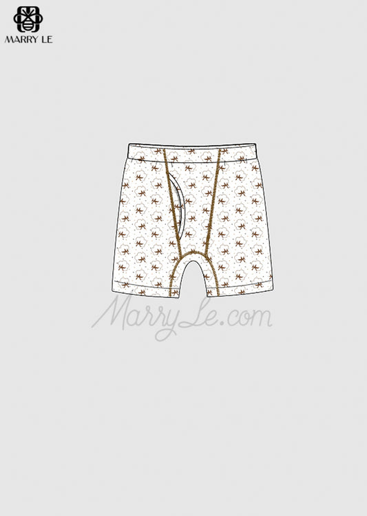 NICE COTTON FLOWER PRINTED MAN BOXER - MD272