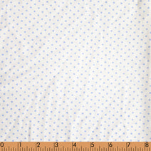 K88.0cc - white with tiny blue dot knit retardant fabric