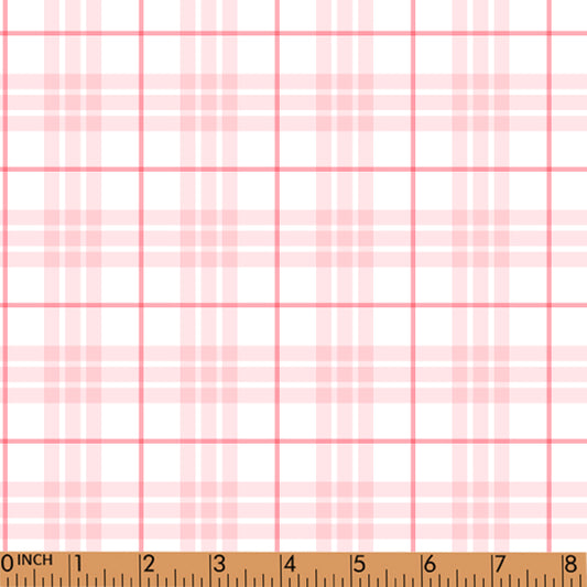 PP189 - pink white plaid 1 print 4.0