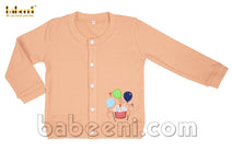 Birthday applique baby cardigan - ST 042