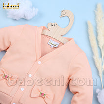 Rabbit hand crochet cardigan - ST 075