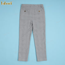 Boy Pant In Grey Tweed - BT112