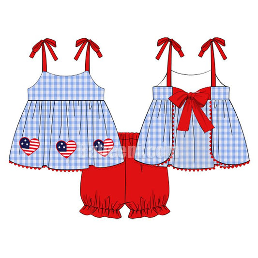 Patriotic girl outfit for Independence Day - DR 2756