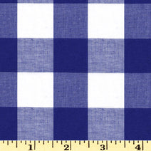 B53 0 - Navy blue large check