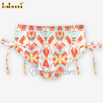 Trendy patterns printed rash guard swimwear - SW 585