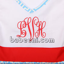 Personalized name monogram cut-out dress - DR 2440