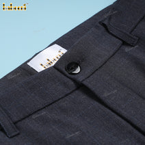 Boy Pant In Black With 1 Pocket - BT113