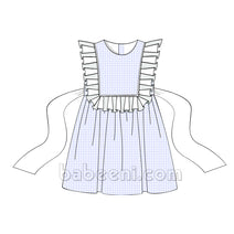 Lovely ruffle little girl dress - DR 2618