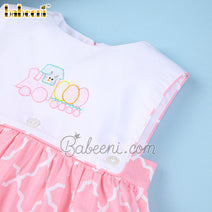 Lovely Easter girl embroidery dress - DR 3362