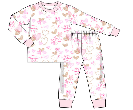 K379- heart balloon knit printing 4.0