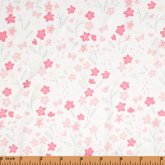 SL13- Star floral satin printing 4.0