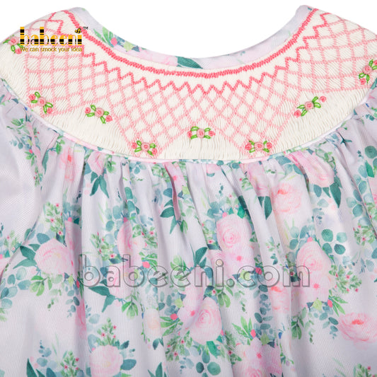 Geometric flower baby bubble - DR 3123