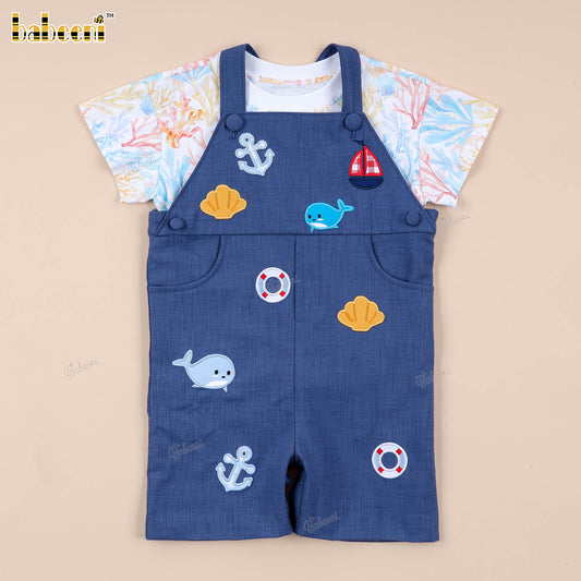 BC1402 – Boys’ Printed T-Shirt with Ocean Theme