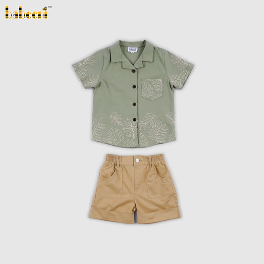 BC1447 - Safari Leaf Boys Set