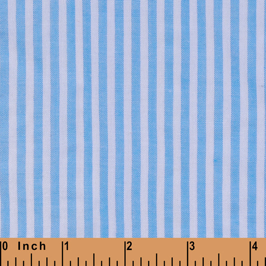 C38 - Pastel Blue small Pinstripe fabric