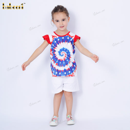 Patriotic Girls’ Shorts Set - DR4261