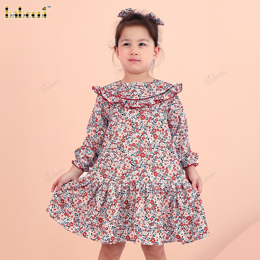 Vintage Dress with little flower pattern printing – DR4277