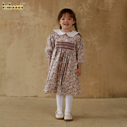 DR4465 – Eco Floral Long-Sleeve Dress